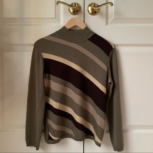 Morado Boutique 95 vintage brown striped sweater